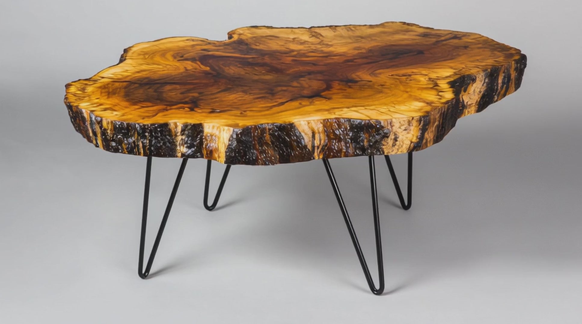 Live-Edge Coffee Table | Mango Wood | Fourth-Generation Craft